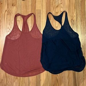 EUC Lululemon tank tops. Size 10.